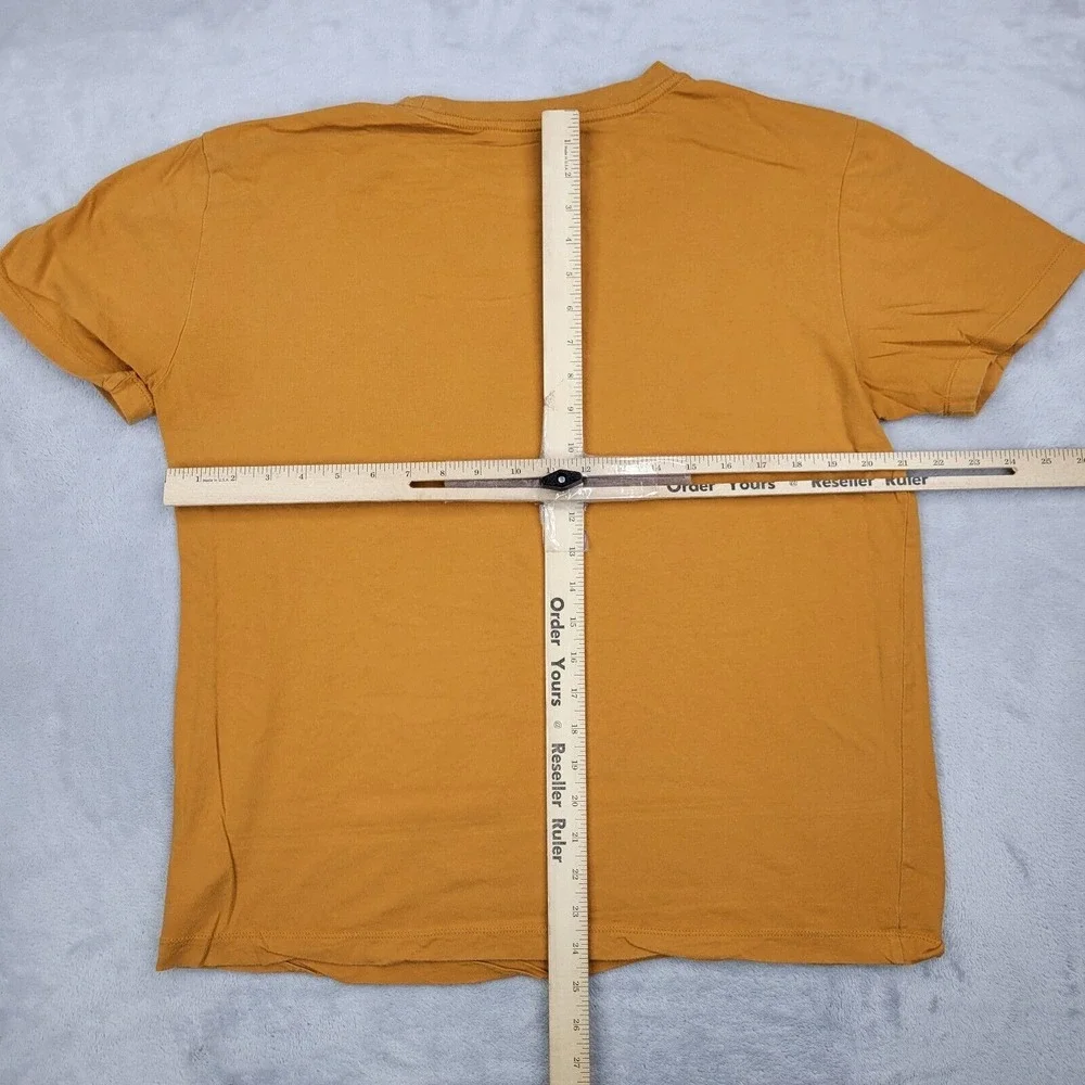True Religion Shirt‎ Men Large Crewneck Biker Paisley Orange Brand Jeans Adult